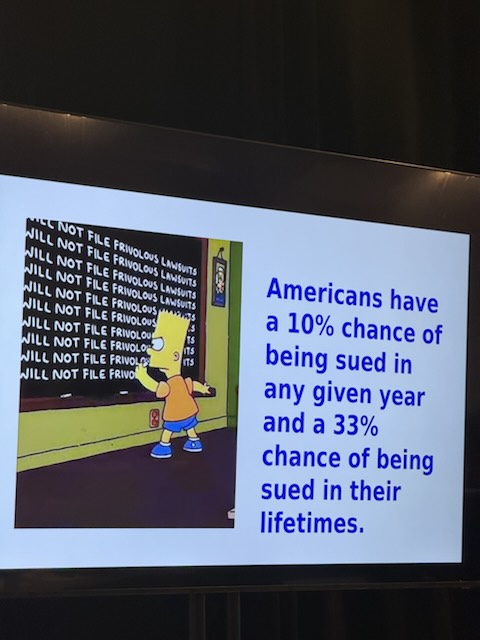A presentation slide