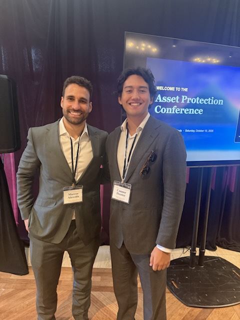 Two attendees at the 2026 conference